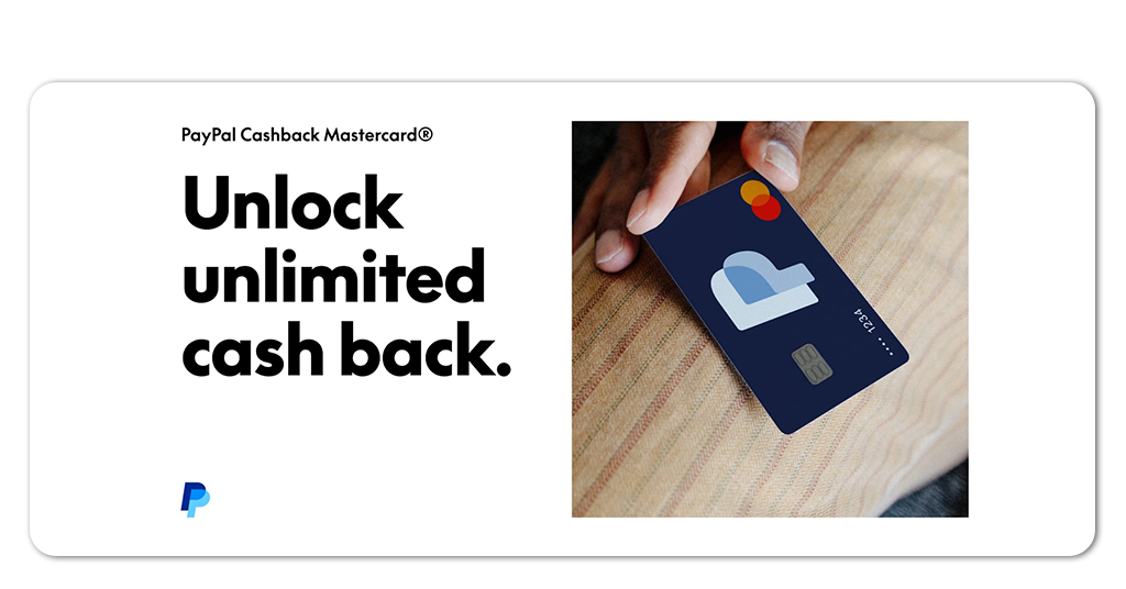 PayPal Cashback Mastercard card